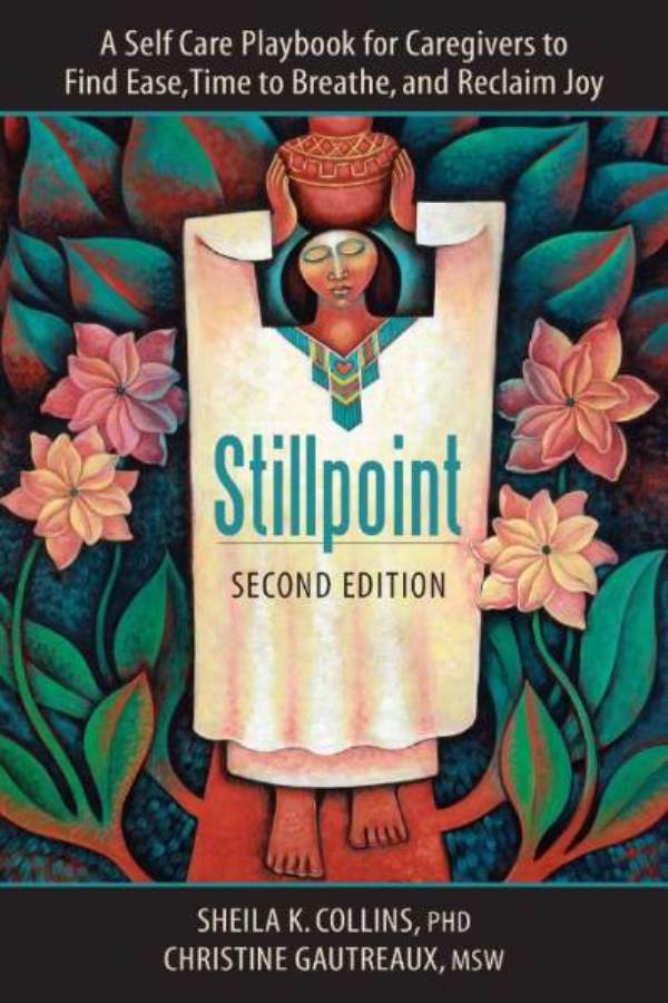 Stillpoint book cover with artistic design.